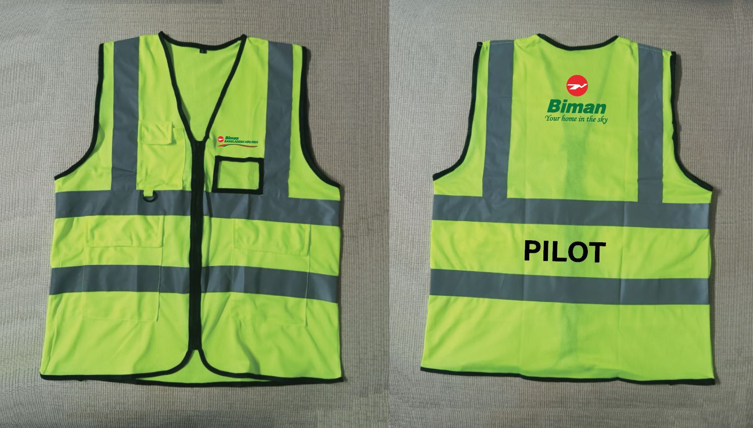 Exclusive Collection Four Pockets Pilot lemon Apron APR065