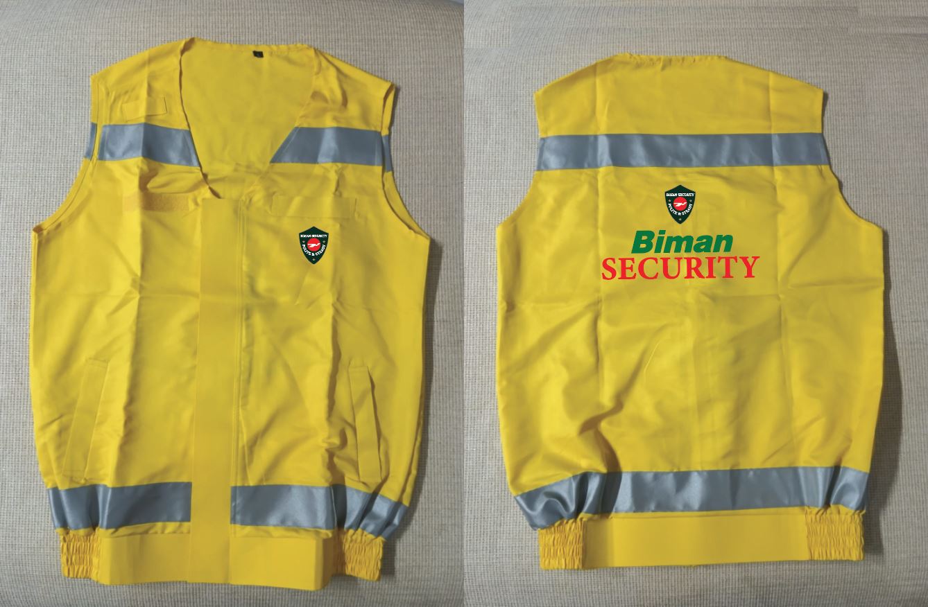 Exclusive Collection Four Pockets Security Yellow Apron APR073