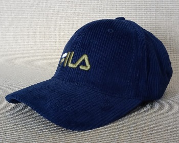 Premium FILA Corduroy 100% Cotton Fabric Cap CAP020