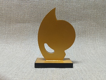 Wooden Crest/Award Trophy with customize print CAW004