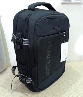 USB port connected Laptop carry arctic hunter Multipurpose 03 way carry Travel Bag BAG009
