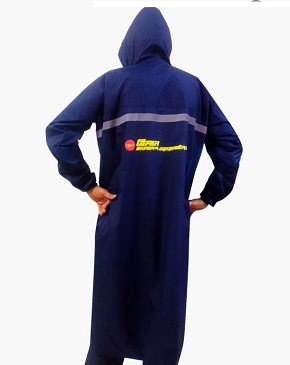 100% Waterproof Reflective Overcoat Rain suit