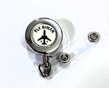 Best quality Fly Biman ID Card Holder Steel Body steel color B787008