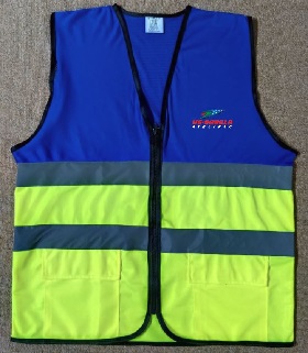 Exclusive Collection US BANGLA Department Contrast Semi Net Apron Two Pockets 02 Designs APR035