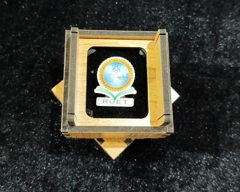 Rajshahi University of Engineering and Technology (RUET) 100% Brass (পিতল) Coat Pin UNET03