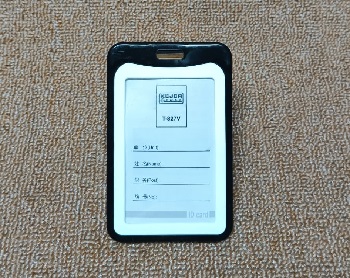 Plastic body Double side ID card Holder T-827V