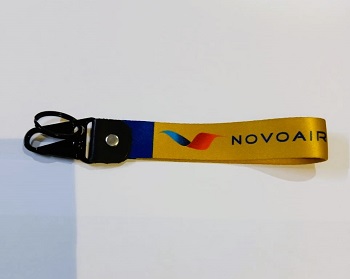 NOVOAIR Unique design Best quality Ribbon keyring for Car / Bike / Office KR0013