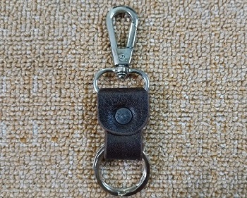 Unique design 100% Genuine Leather keyring KR0015