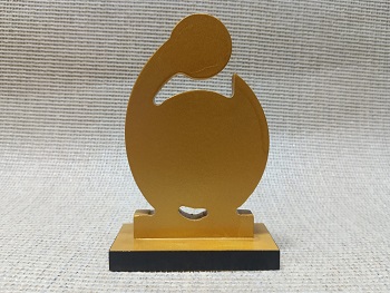 Wooden Crest/Award Trophy with customize print CAW006