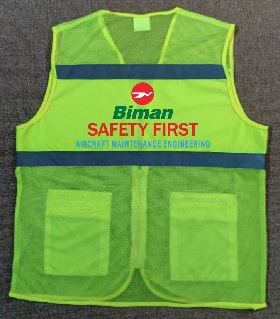 Exclusive Collection Engineering Department Green Yellow Semi Net Apron Two Pockets 02 Designs APR014