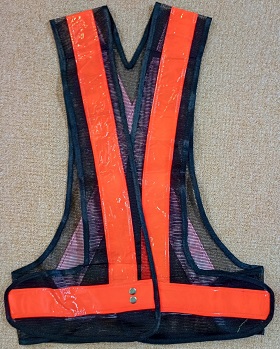 Reflects light 100% Polyester Official Cross Net Apron APR0036