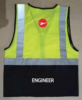Exclusive Collection Engineer Reflects light Official Two chain pockets Apron APR044