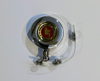 Best quality Yoyo ID Card Holder Plastic Body steel color BANGLADESHYY001