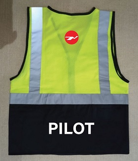 Exclusive Collection Pilot Reflects light Official Two chain pockets Apron APR042