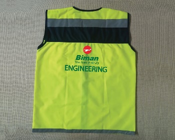 Exclusive Collection Two Pockets Engineering Department Black lemon Apron APR047
