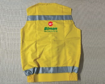 Exclusive Collection Four Pockets Biman Logo Yellow Apron APR071