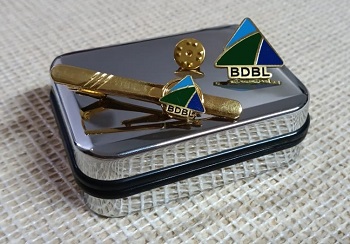 Exclusive Collection Bangladesh Development Bank LTD 100% Brass (পিতল) Tie Clip and Coat pin set BK004