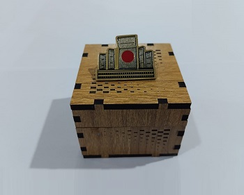 Exclusive Collection Shaheed Minar 100% Brass (পিতল) Coat Pin CPIN006