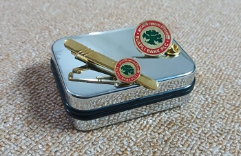 Exclusive Collection Rupali Bank PLC 100% Brass (পিতল) Tie Clip and Coat pin set BK010