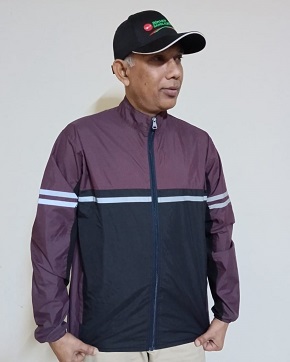 Water Resistant Safety Clothing high Visibility Reflective Men's Cycling / Motor Cycling Jacket, Windbreaker Jacket Protective Safety Workwear WB005