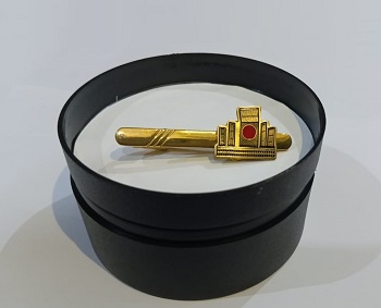 Exclusive Collection Shaheed Minar Brass (পিতল) Tie Clip CT021