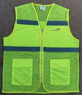 Exclusive Collection Novoair Department Green Yellow Semi Net Apron Two Pockets 02 Designs APR026