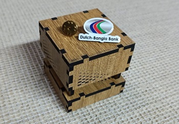 Dutch Bangla Bank LTD 100% Brass (পিতল) Coat Pin BNK005