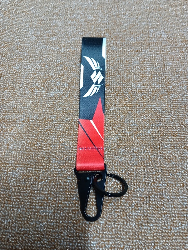 SUZUKI Unique design Best quality Ribbon keyring for Car / Bike / Office KR034