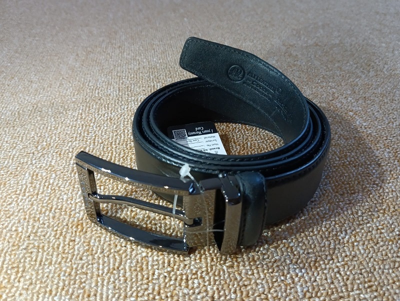 Men’s pin box belt 100% Genuine Leather BELT013