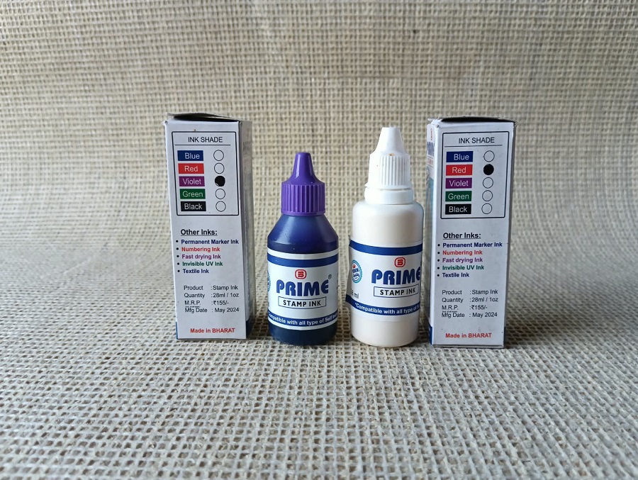 Prime Stamp Ink Quick Dry Multipurpose 28ml PRM001