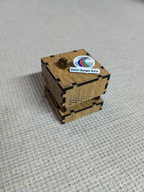 Dutch Bangla Bank LTD 100% Brass (পিতল) Coat Pin BNK005