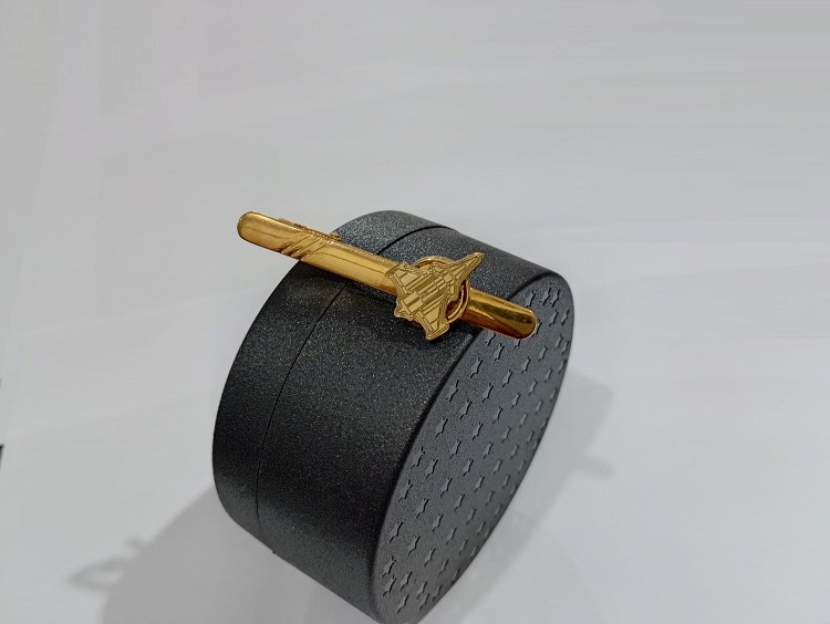 Exclusive Collection Fighter Biman Brass (পিতল) Tie Clip CT025