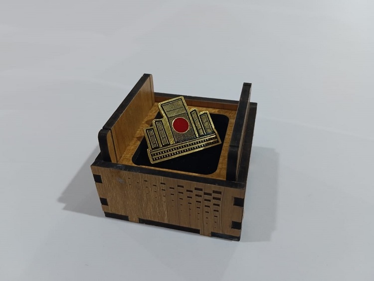 Exclusive Collection Shaheed Minar 100% Brass (পিতল) Coat Pin CPIN006