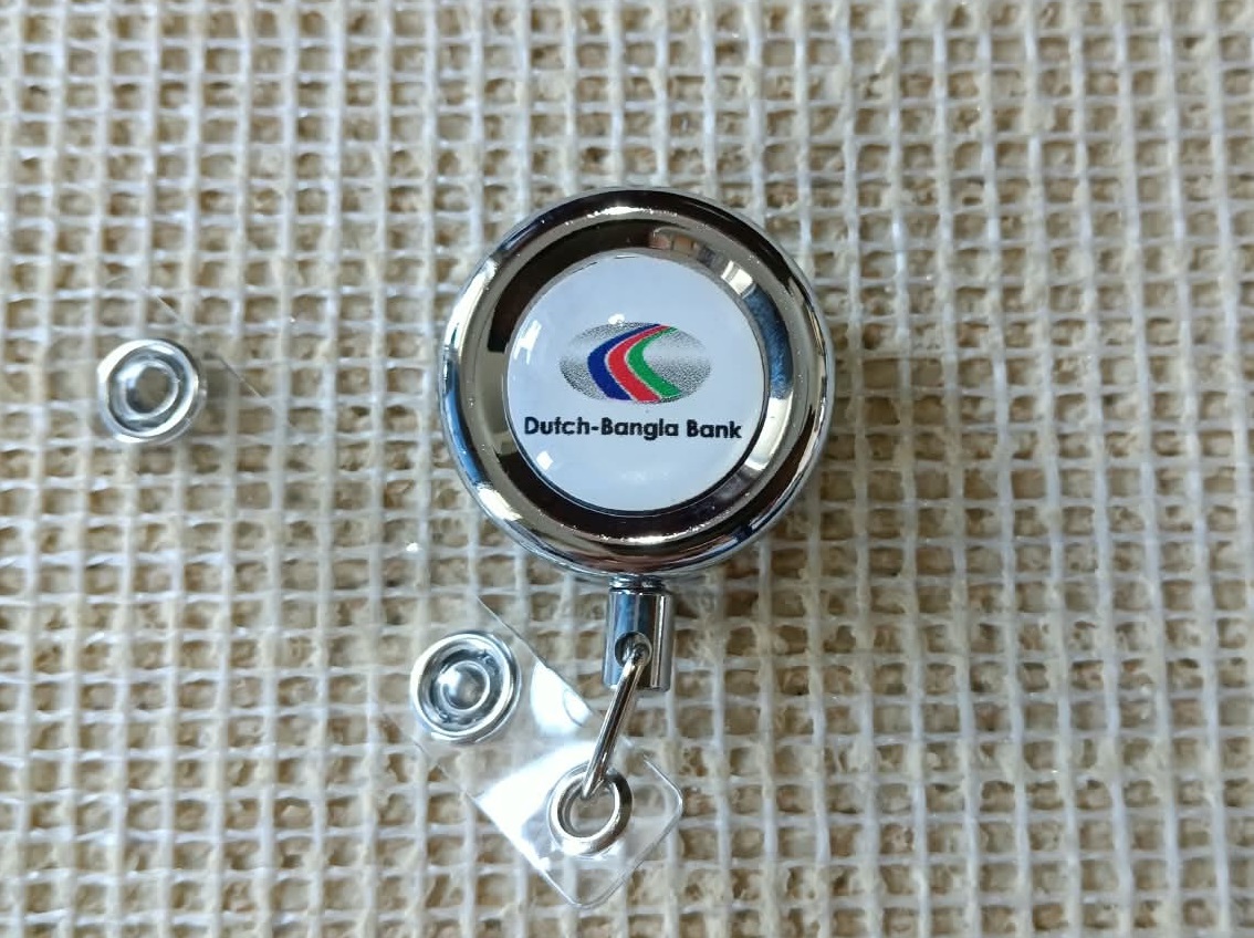 Best quality Dutch-Bangla Bank LTD (DBBL) ID Card Holder steel metal with One ID card box free YOY045