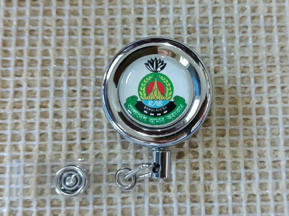 Best quality Rapid Action Battalion (RAB) ID Card Holder steel metal with One ID card box free YOY034