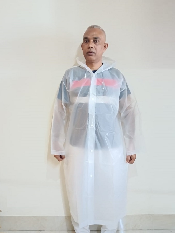 Plastic Waterproof Raincoat WR006