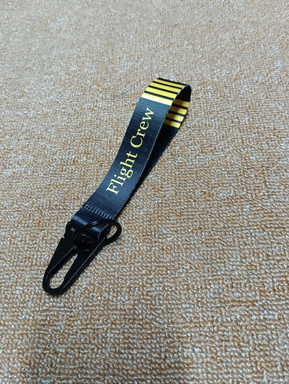 FLIGHT CREW Unique design Best quality Ribbon keyring for Car / Bike / Office KR028