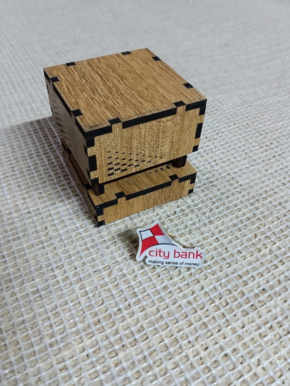 City Bank 100% Brass (পিতল) Coat Pin BNK008