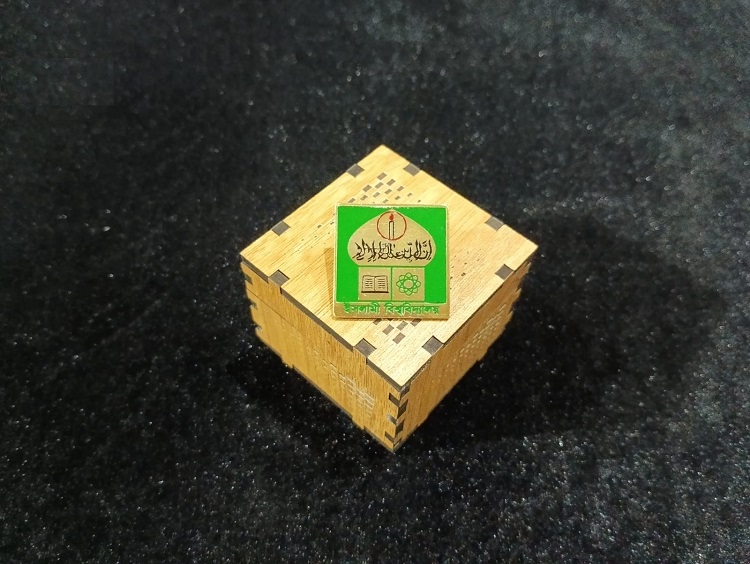 Islamic University 100% Brass (পিতল) Coat Pin UN03