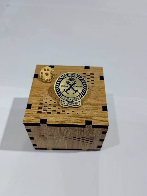 Exclusive Collection Bangladesh Marine Academy 100% Brass (পিতল) Coat Pin CPIN008