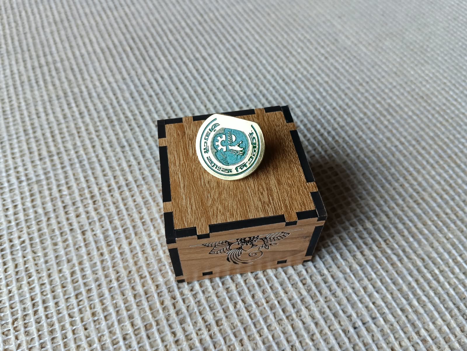 Agrani Bank PLC 100% Brass (পিতল) Coat Pin BNK007