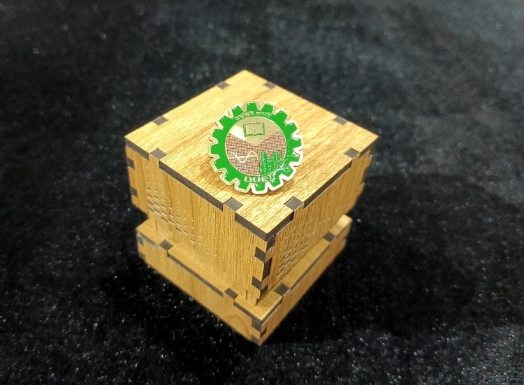 Dhaka University of Engineering and Technology (DUET) 100% Brass (পিতল) Coat Pin UNET02