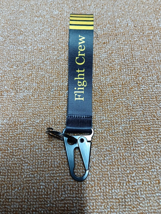 FLIGHT CREW Unique design Best quality Ribbon keyring for Car / Bike / Office KR028