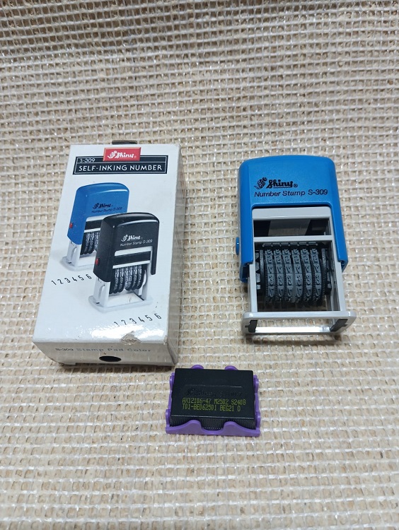 Price or Taka mention Seal/Stamp Shiny S-309