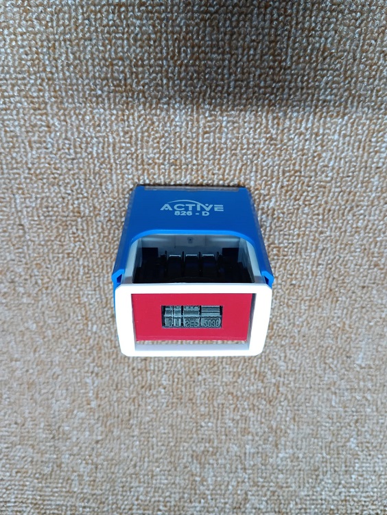 Date seal Self inking Seal/Stamp ACTIVE 826D