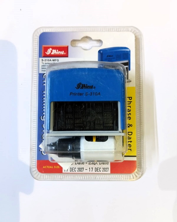 Manufacturing & Expire Date mention Seal/Stamp Shiny printer S-310A