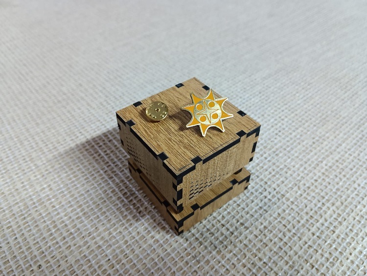 Sonali Bank LTD 100% Brass (পিতল) Coat Pin BNK006