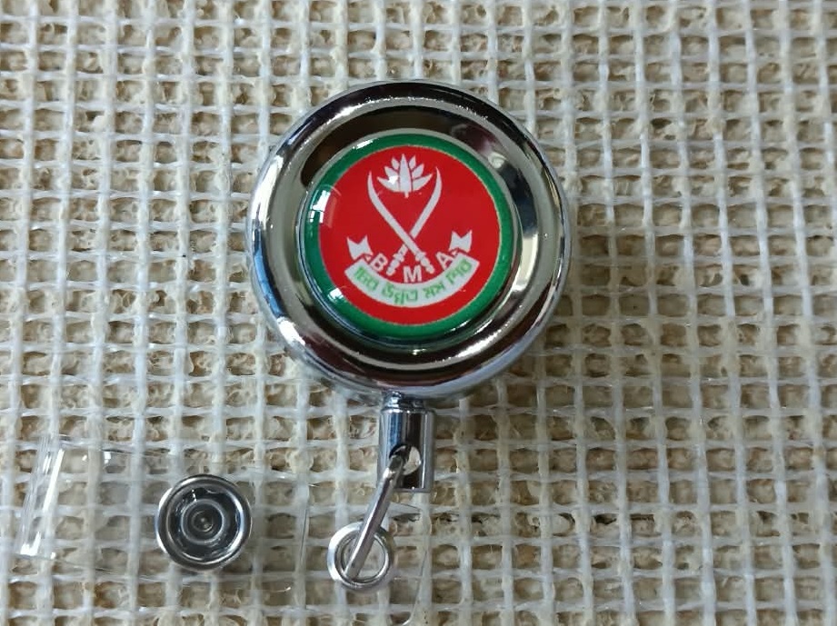 Best quality Bangladesh military academy ID Card Holder steel metal with One ID card box free YOY029