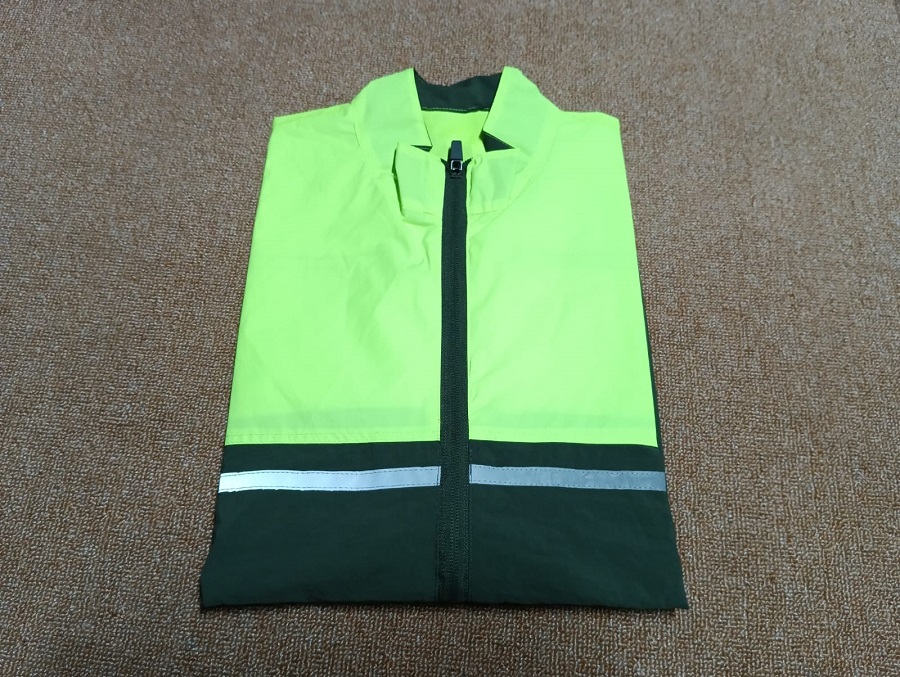 Water Resistant Safety Clothing high Visibility Reflective Men's Cycling / Motor Cycling Jacket, Windbreaker Jacket Protective Safety Workwear WB0029