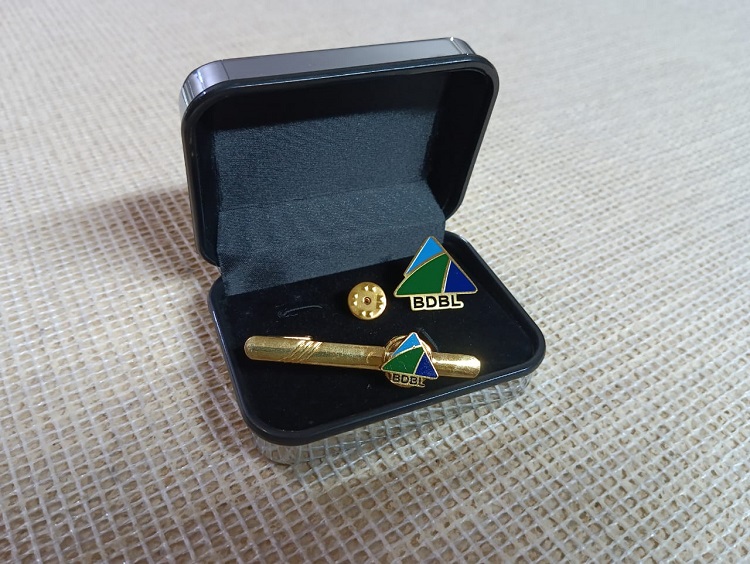 Exclusive Collection Bangladesh Development Bank LTD 100% Brass (পিতল) Tie Clip and Coat pin set BK004